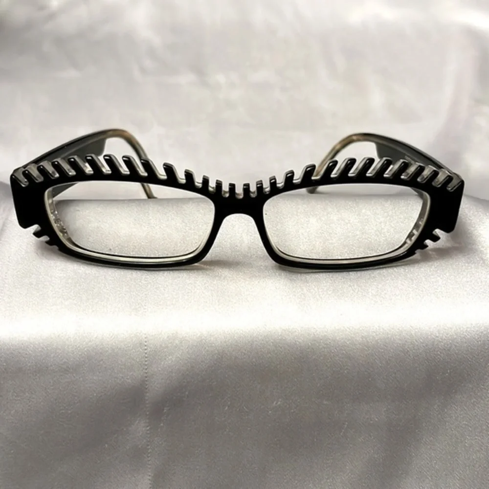 Designer Grotesque Eyeglasses Dark Green